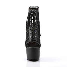 Pleaser ADORE-796LC Black Mesh Lace/Black Matte EU-38 / US-8