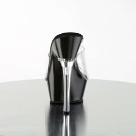 Pleaser ALLURE-601 Clear/Black EU-35 / US-5