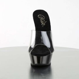 Pleaser ALLURE-601 Clear/Black EU-38 / US-8