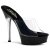 Pleaser ALLURE-601 Clear/Black EU-38 / US-8
