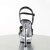 Pleaser ALLURE-609 Black Patent/Clear EU-39 / US-9
