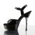 Pleaser ALLURE-609 Black Patent/Black EU-41 / US-11