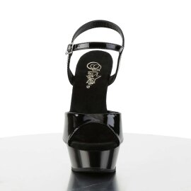 Pleaser ALLURE-609 Black Patent/Black EU-35 / US-5