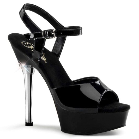 Pleaser ALLURE-609 Black Patent/Black EU-36 / US-6