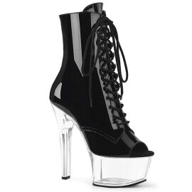 Pleaser ASPIRE-1021 Black Patent/Clear EU-35 / US-5