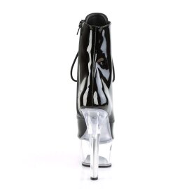 Pleaser ASPIRE-1021 Black Patent/Clear EU-35 / US-5