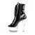 Pleaser ASPIRE-1021 Black Patent/Clear EU-35 / US-5