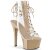 Pleaser ASPIRE-600-30 Clear/Nude EU-35 / US-5