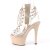 Pleaser ASPIRE-600-30 Clear/Nude EU-35 / US-5
