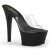 Pleaser ASPIRE-601 Clear/Black Matte EU-38 / US-8