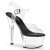 Pleaser ASPIRE-608 Clear-Black/Clear EU-38 / US-8