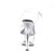 Pleaser ASPIRE-608 Clear-Black/Clear EU-38 / US-8