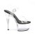 Pleaser ASPIRE-608 Clear-Black/Clear EU-38 / US-8