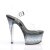 Pleaser ASPIRE-608STD Clear/Black-Clear EU-37 / US-7