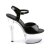 Pleaser ASPIRE-609 Black Patent/Clear EU-42 / US-12
