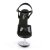 Pleaser ASPIRE-609 Black Patent/Clear EU-35 / US-5
