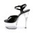 Pleaser ASPIRE-609 Black Patent/Clear EU-38 / US-8