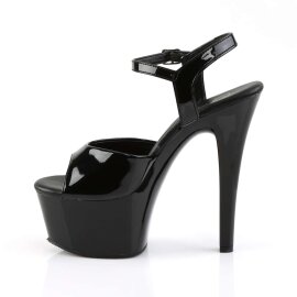 Pleaser ASPIRE-609 Black Patent/Black EU-38 / US-8