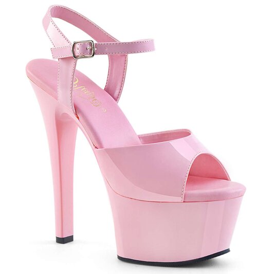 Pleaser ASPIRE-609 Baby Pink Patent/Baby Pink EU-35 / US-5