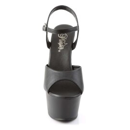 Pleaser ASPIRE-609 Black Faux Leather/Black Matte EU-35 /...