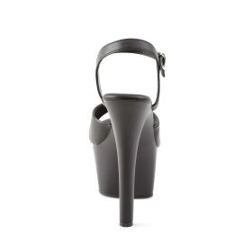 Pleaser ASPIRE-609 Black Faux Leather/Black Matte EU-35 / US-5