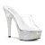 Pleaser BEJEWELED-601DM Clear/Silver Multi RS EU-35 / US-5