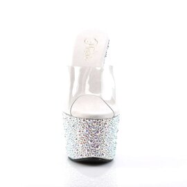 Pleaser BEJEWELED-701MS Clear/Silver Multi RS EU-35 / US-5