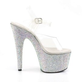 Pleaser BEJEWELED-708DM Clear/Silver Multi RS EU-40 / US-10