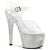 Pleaser BEJEWELED-708DM Clear/Silver Multi RS EU-40 / US-10