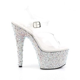 Pleaser BEJEWELED-708MS Clear/Silver Multi RS EU-35 / US-5