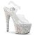Pleaser BEJEWELED-708MS Clear/Silver Multi RS EU-35 / US-5