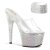 Pleaser BEJEWELED-712RS Clear/Silver Multi RS EU-37 / US-7