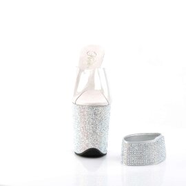 Pleaser BEJEWELED-812RS Clear/Silver Multi RS EU-35 / US-5
