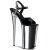 Pleaser BEYOND-009 Black/Silver Chrome EU-42 / US-12