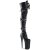 Pleaser BEYOND-3028 Black Stretch Patent/Black EU-41 / US-11