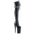 Pleaser BEYOND-3028 Black Stretch Faux Leather/Black Matte EU-38 / US-8