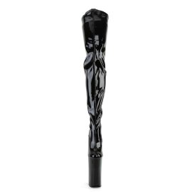 Pleaser BEYOND-4000 Black Stretch Patent/Black EU-42 / US-12