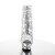 Pleaser BLONDIE-R-1008 Silver Sequins/Silver Chrome EU-35 / US-5