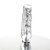 Pleaser BLONDIE-R-1008 Silver Sequins/Silver Chrome EU-35 / US-5