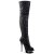 Pleaser BLONDIE-R-3011 Black Sequins/Black EU-41 / US-11