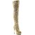 Pleaser BLONDIE-R-3011 Gold Sequins/Gold Chrome EU-35 / US-5