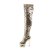 Pleaser BLONDIE-R-3011 Gold Sequins/Gold Chrome EU-35 / US-5