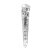 Pleaser BLONDIE-R-3011 Silver Sequins/Silver Chrome EU-37 / US-7