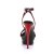 Pleaser BLONDIE-631-2 Black Red Patent/Black-Red EU-35 / US-5