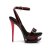 Pleaser BLONDIE-631-2 Black Red Patent/Black-Red EU-35 / US-5