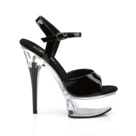 Pleaser CAPTIVA-609 Black Patent/Clear EU-42 / US-12