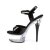 Pleaser CAPTIVA-609 Black Patent/Clear EU-42 / US-12