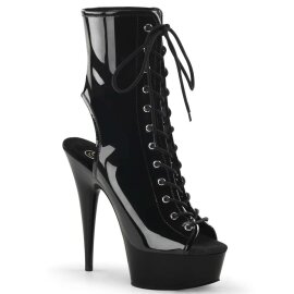 Pleaser DELIGHT-1016 Black Patent/Black EU-35 / US-5