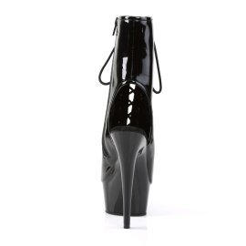 Pleaser DELIGHT-1016 Black Patent/Black EU-37 / US-7