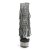 Pleaser DELIGHT-1017RSF Clear-Black/Dark Pewter Chrome EU-35 / US-5